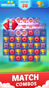 اسکرین شات 2 بازی Jewel Crush™ - Match 3 Legend