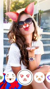 اسکرین شات 1 برنامه Face Live Camera: Face Filters