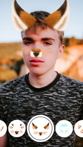 اسکرین شات 5 برنامه Face Live Camera: Face Filters