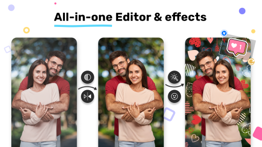 اسکرین شات 1 برنامه Mirror App: Magic Photo Editor