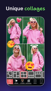 اسکرین شات 3 برنامه Photo Editor Picsa: Collage