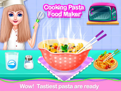 اسکرین شات 5 برنامه Pasta food Maker Cooking game