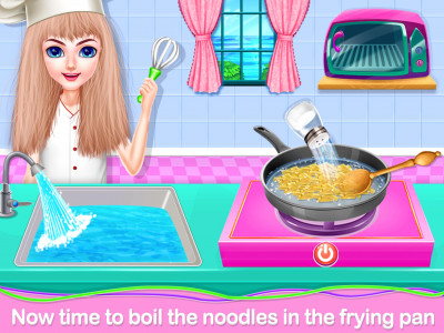 اسکرین شات 3 برنامه Pasta food Maker Cooking game