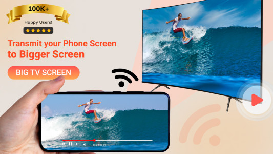 اسکرین شات 1 برنامه Projector - TV Cast, HD Mirror