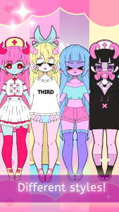 اسکرین شات 4 بازی Moon's Closet dress up game