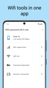 اسکرین شات 1 برنامه Wifi password all in one