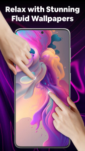 اسکرین شات 3 برنامه Magic Fluids: Fluid Wallpaper