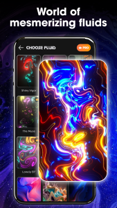 اسکرین شات 2 برنامه 4D Wallpaper: Fluid Simulation