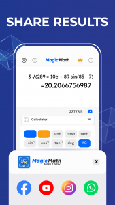 اسکرین شات 8 برنامه Magic Math- Photo Math Scanner