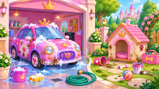 اسکرین شات 8 بازی Princess House Cleanup Girls
