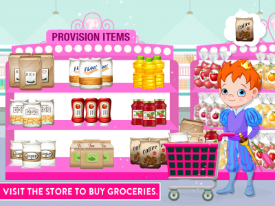 اسکرین شات 5 برنامه Princess Grocery Market