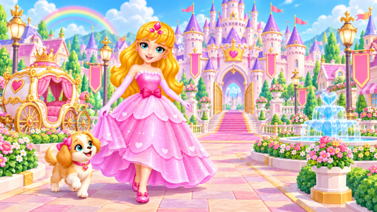 اسکرین شات 5 بازی My Princess Dollhouse Games