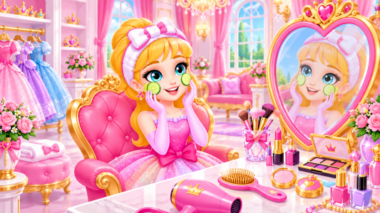 اسکرین شات 3 بازی My Princess Dollhouse Games