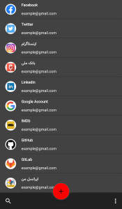 اسکرین شات 1 برنامه Account Manager