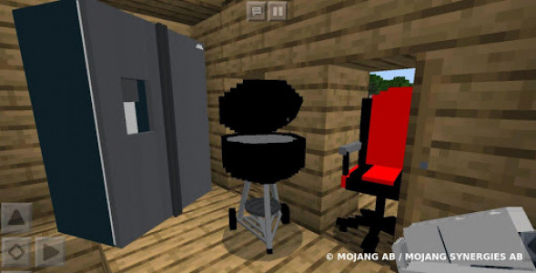 اسکرین شات 5 بازی Pink house with furniture. Craft maps and mods