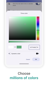اسکرین شات 4 برنامه Digital Clock Widget