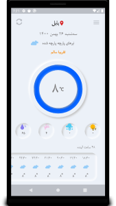 اسکرین شات 2 برنامه هواشناسی نئو