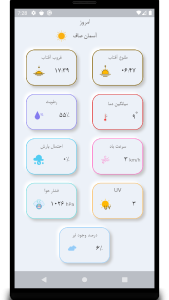 اسکرین شات 4 برنامه هواشناسی نئو