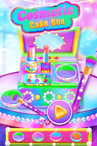 اسکرین شات 4 بازی Cosmetic Cake Box-Girl Games