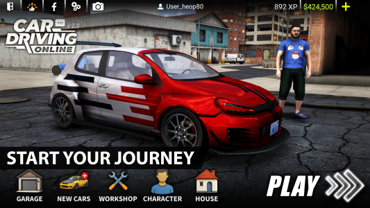 اسکرین شات 1 بازی Car Driving Online: Open World