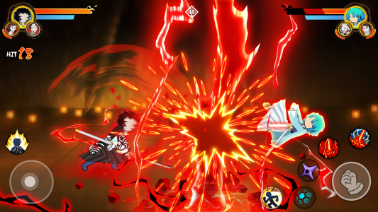 اسکرین شات 2 بازی Stickman Demon Fight Warrior