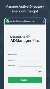 اسکرین شات 1 برنامه Active Directory Manager Lite