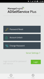 اسکرین شات 2 برنامه ADSelfService Plus