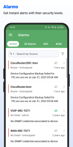 اسکرین شات 2 برنامه NetFlow Analyzer