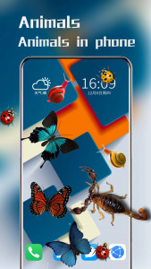 اسکرین شات 3 برنامه Fire electric screen prank