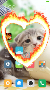 اسکرین شات 7 برنامه Fire electric screen prank