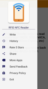 اسکرین شات 7 برنامه NFC app for Android - RFID NFC Tools tag