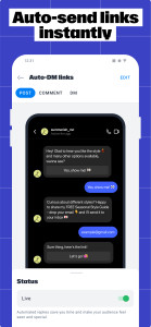 اسکرین شات 1 برنامه Manychat