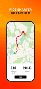 اسکرین شات 1 برنامه Map My Ride With GPS Tracker