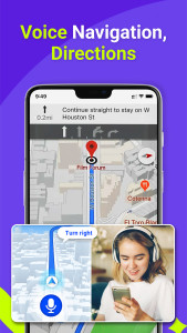 اسکرین شات 2 برنامه GPS, Maps, Driving Directions