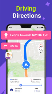 اسکرین شات 5 برنامه GPS, Maps, Driving Directions