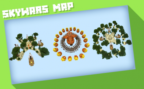 اسکرین شات 1 برنامه Skywars Maps