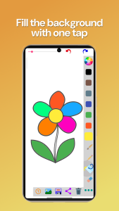 اسکرین شات 3 برنامه Paint for kids