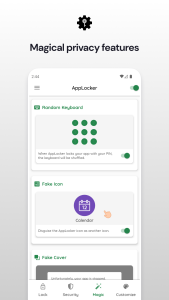 اسکرین شات 6 برنامه App Lock: Fingerprint, Pattern