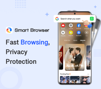 اسکرین شات 1 برنامه Smart Browser - Shorts & Drama