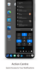 اسکرین شات 2 برنامه Win 10 Dark Theme for Launcher