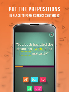 اسکرین شات 1 بازی Learn English Preposition Game