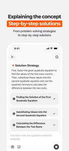 اسکرین شات 3 برنامه QANDA: AI Math & Study Helper