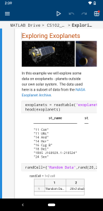 اسکرین شات 6 برنامه MATLAB Mobile