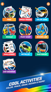 اسکرین شات 4 بازی Hot Wheels Coloring Game