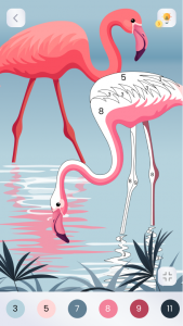 اسکرین شات 5 برنامه Paint by numbers - Color book