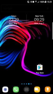 اسکرین شات 2 برنامه AMOLED LiveWallpaper FREE
