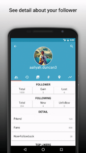 اسکرین شات 2 برنامه Follower Analyzer for Instagram