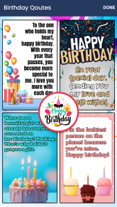 اسکرین شات 8 برنامه Birthday Video Maker with Song