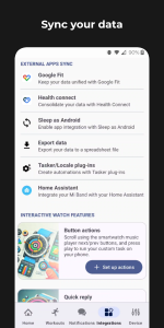 اسکرین شات 3 برنامه Notify for Xiaomi/Mi Band 8-10