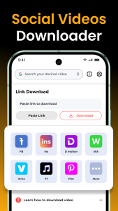 اسکرین شات 6 برنامه X Video Downloader - HD Player